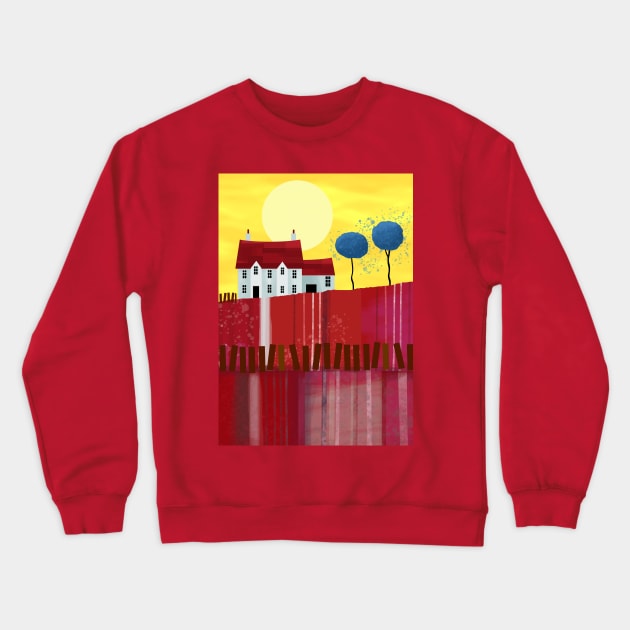 Strawberry Fields Forever Crewneck Sweatshirt by Scratch